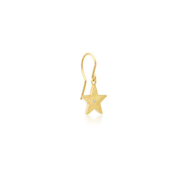 Mini 70's Star Earrings