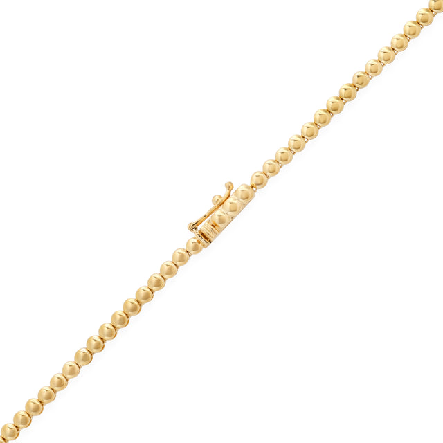 Bezel Tennis Necklace with Diamond Butterfly 