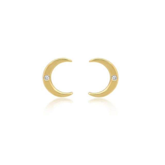 Mini Carson Moon Studs