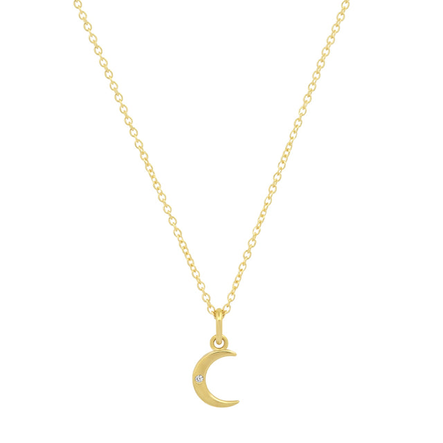Mini Carson Moon Necklace