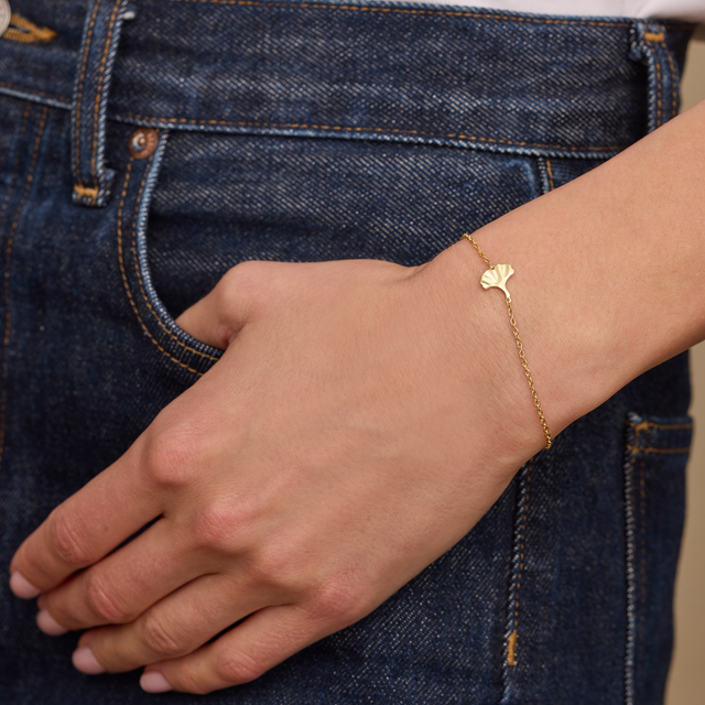 Gingko Leaf Bracelet