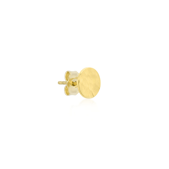 Mini Hammered Disc Studs