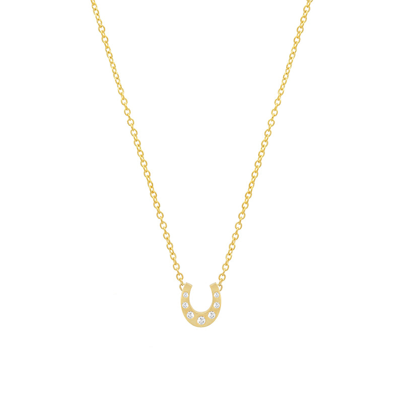 Horseshoe pendant in 18-karats gold