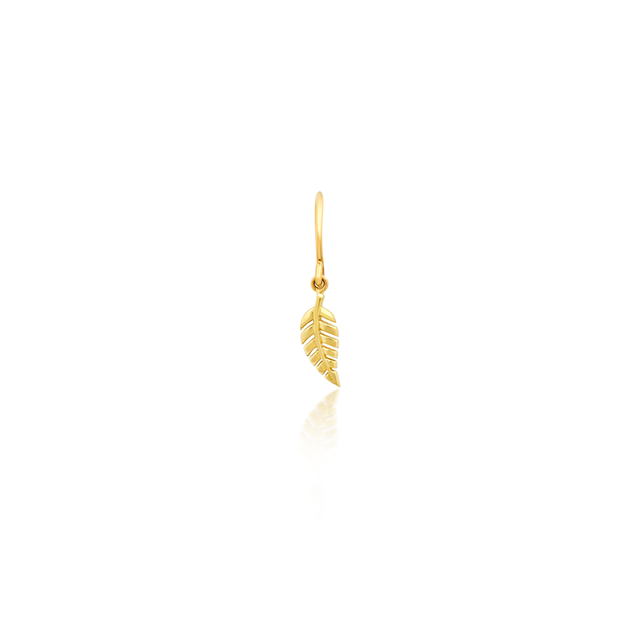 Mini Leaf Drop Earrings