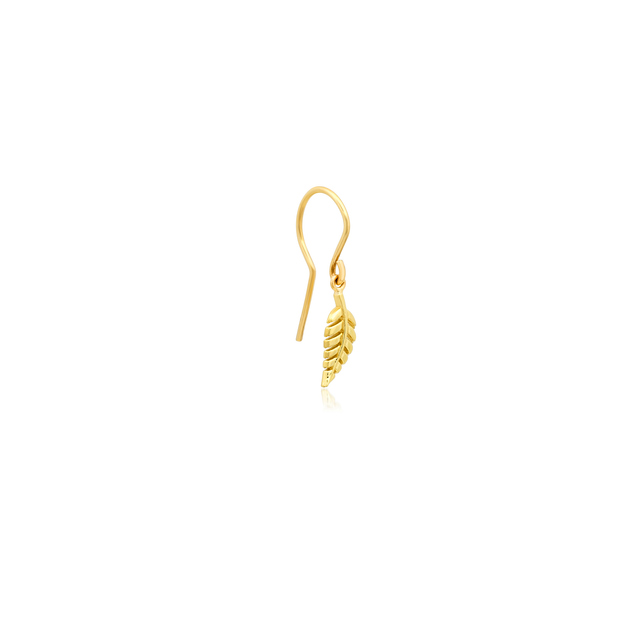 Mini Leaf Drop Earrings