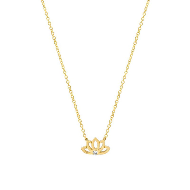 Mini Lotus Flower Necklace
