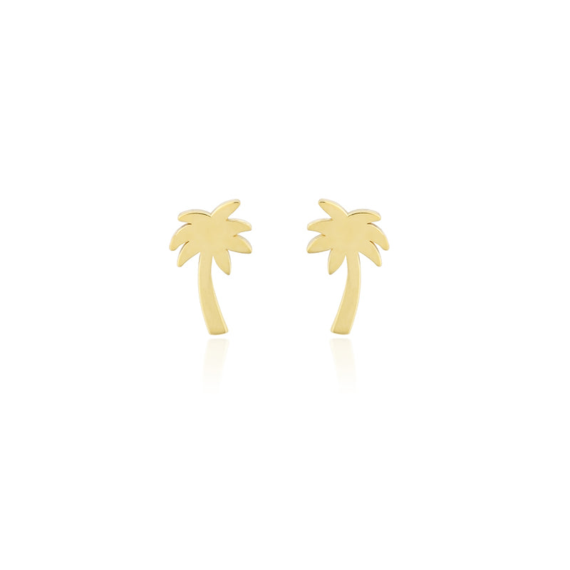Mini Palm Tree Studs