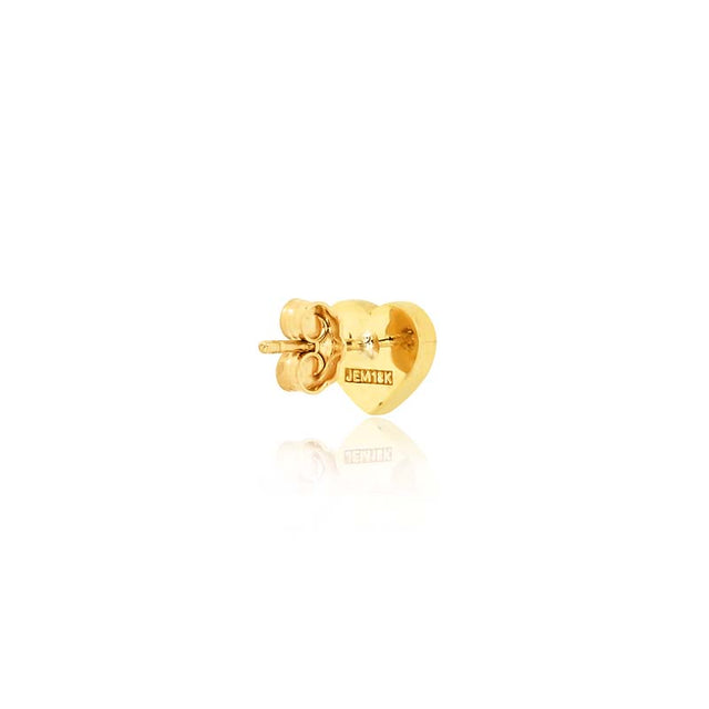 Mother of Pearl Inlay Heart Studs