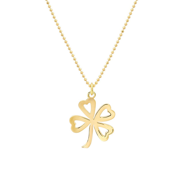 Large Open Clover Necklace 
