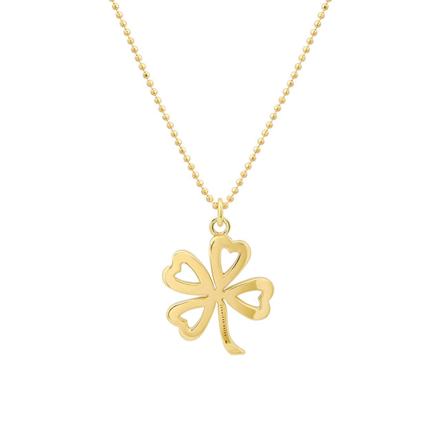 Large Open Clover Necklace 