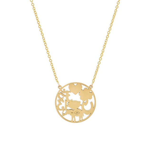 Open Good Luck Necklace