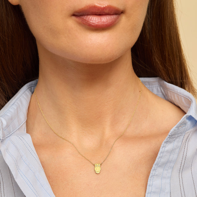Mini Owl Necklace