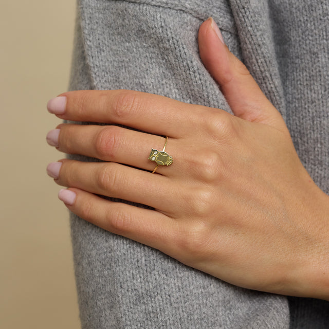 Mini Owl Ring