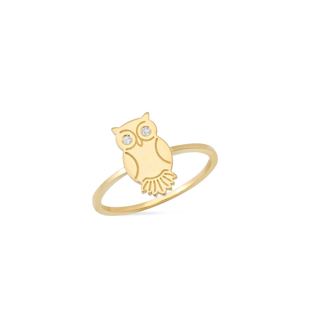 Mini Owl Ring