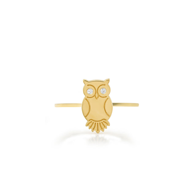 Mini Owl Ring