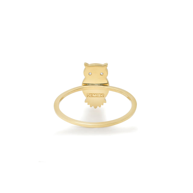 Mini Owl Ring