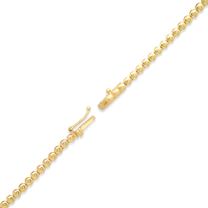 1/3 Diamond Mini Bezel Tennis Necklace