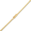 1/3 Diamond Mini Bezel Tennis Necklace