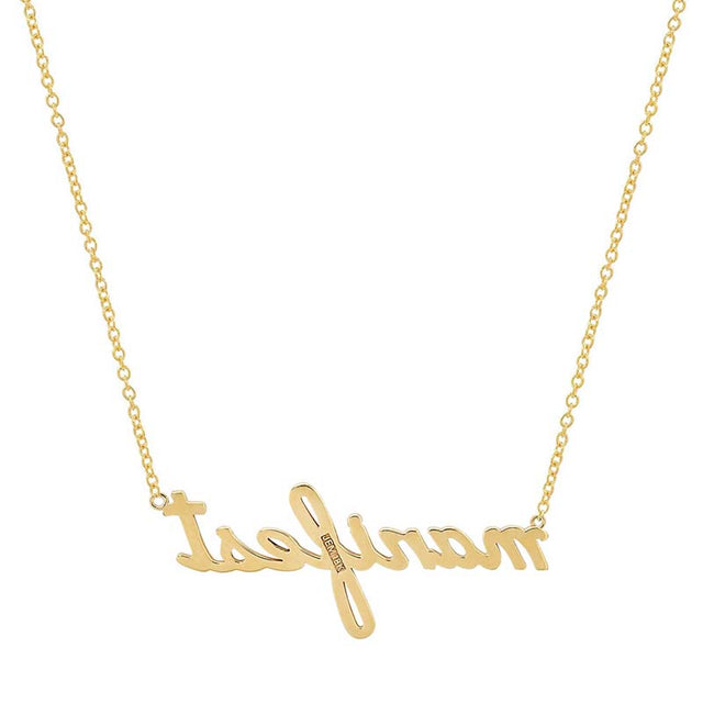 Manifest Script Necklace