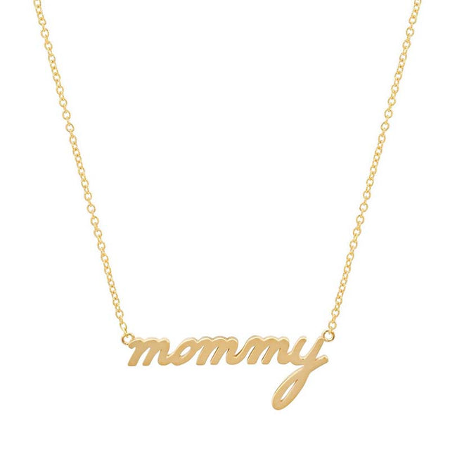 Mommy Script Necklace