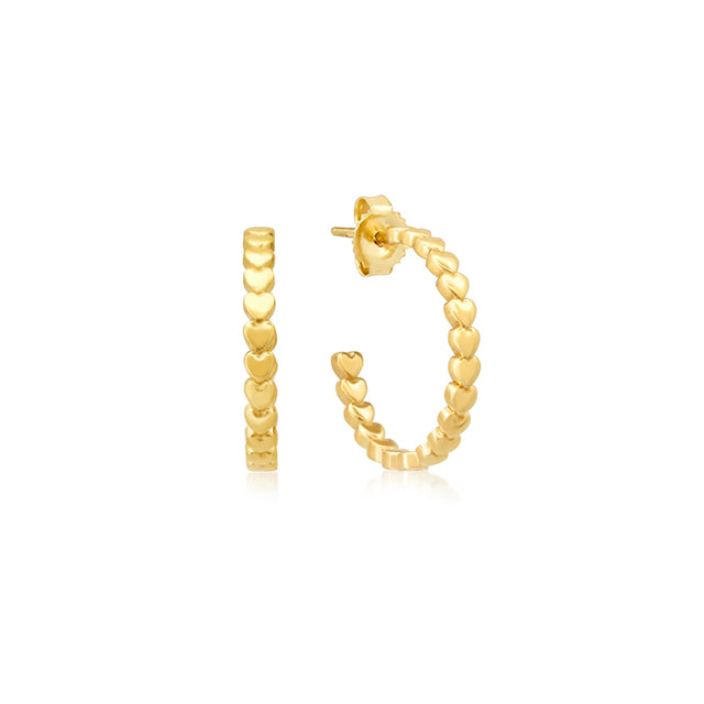 Small Heart Hoops