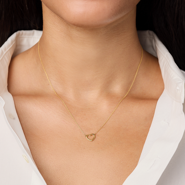Open Heart Necklace