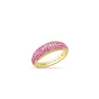 Small Pink Sapphire Dome Ring