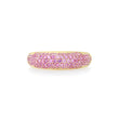 Small Pink Sapphire Dome Ring