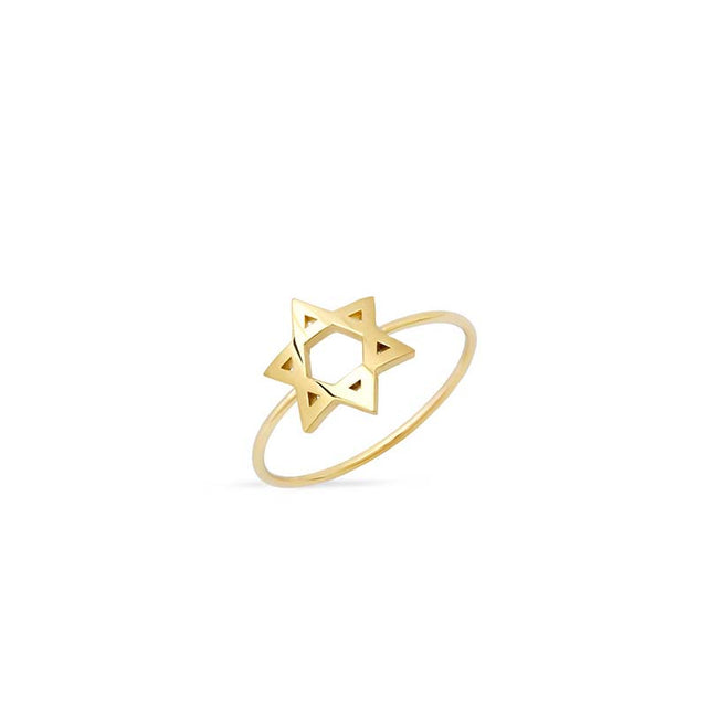 Mini Star of David Ring