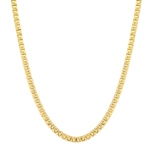 Square Tennis Necklace