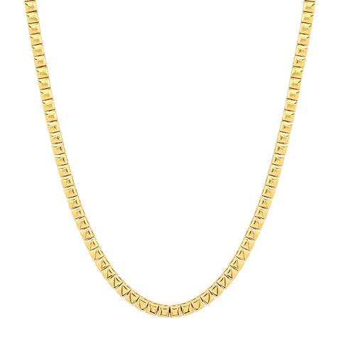 Square Tennis Necklace