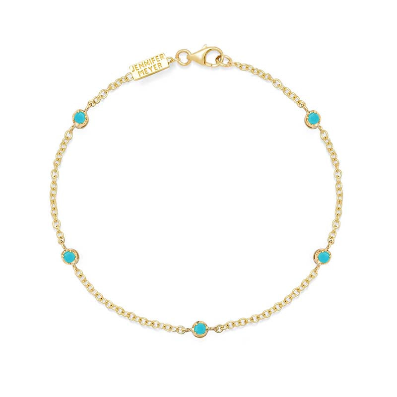 5 Illusion Set Turquoise Accent Bracelet