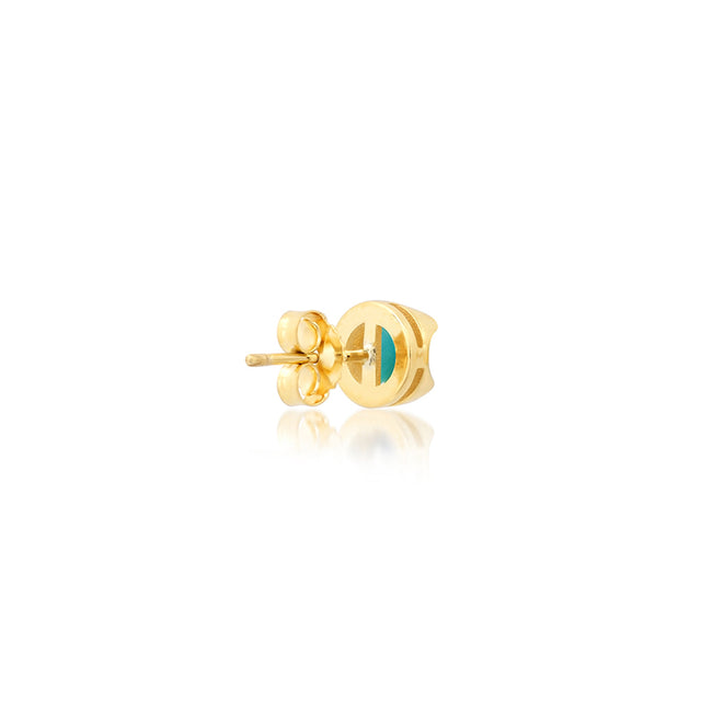Small Illusion Set Turquoise Studs
