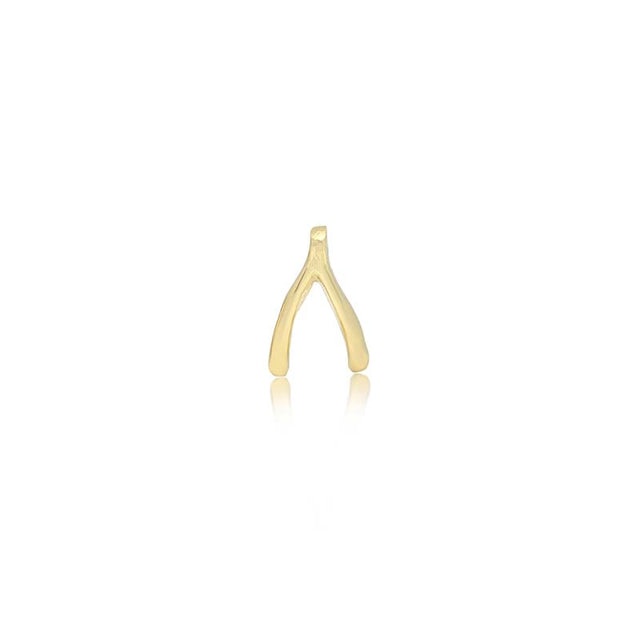 Single Mini Wishbone Stud