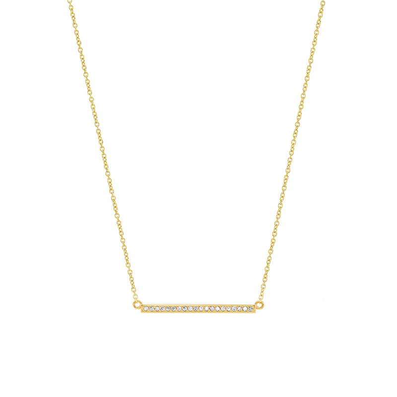 Diamond Stick Necklace