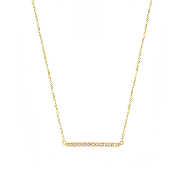 Diamond Stick Necklace