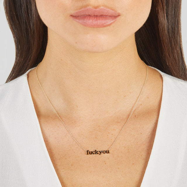 Fuck You Necklace