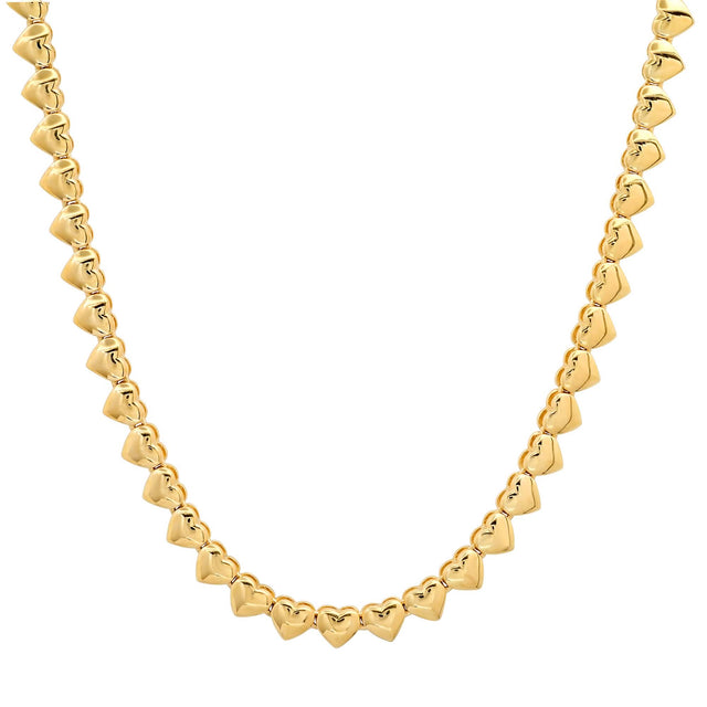 Heart Tennis Necklace