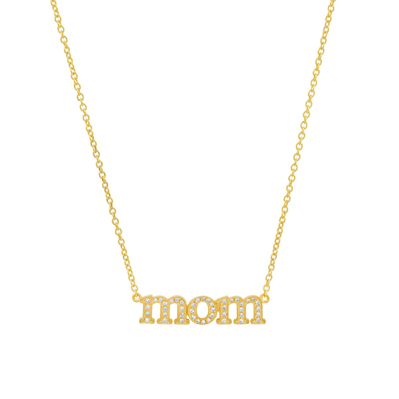 Diamond Mom Necklace