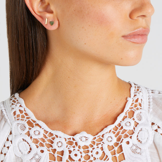 Mini Heart Studs