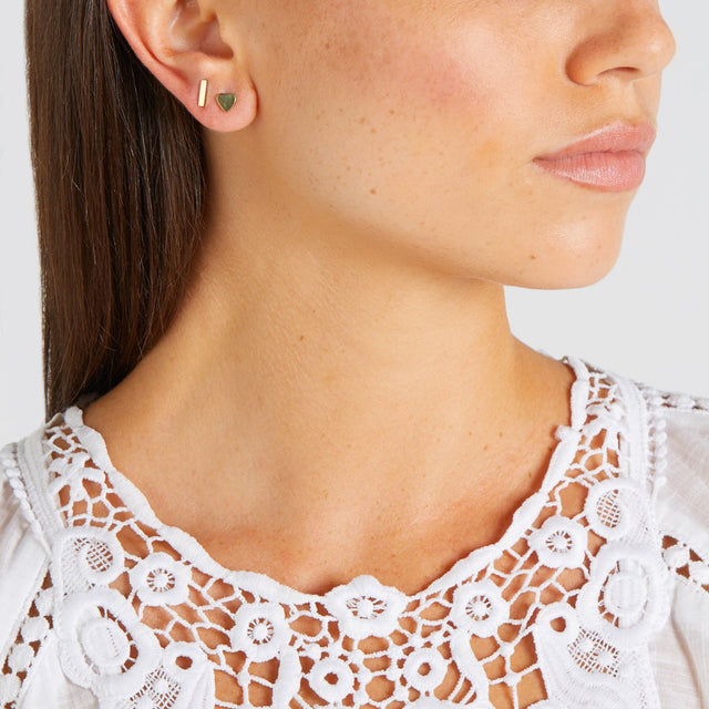 Single Mini Heart Stud
