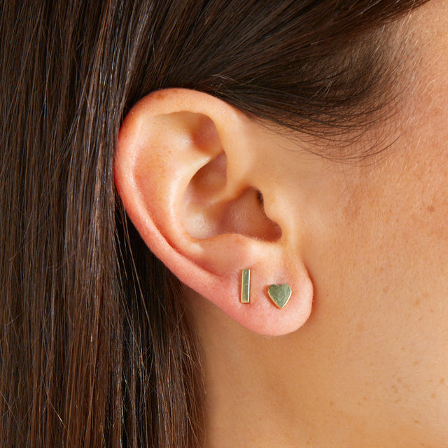 Mini Heart Studs