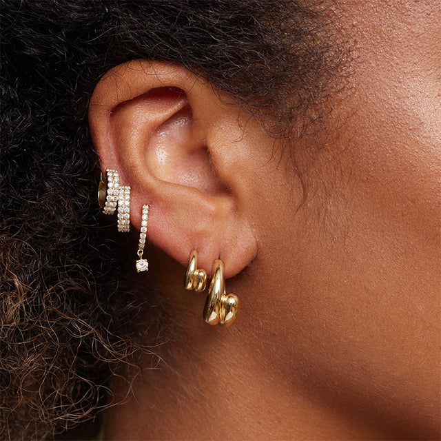 Small Double Dome Hoops