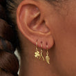 Mini Leaf Drop Earrings