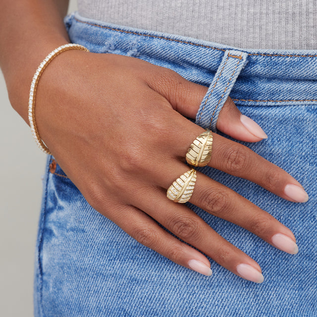 Small Leaf Ring