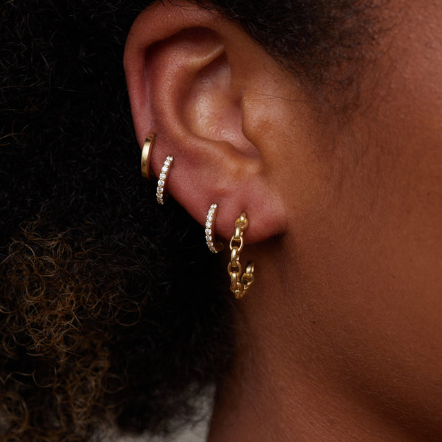 Mini Edith Link Hoops