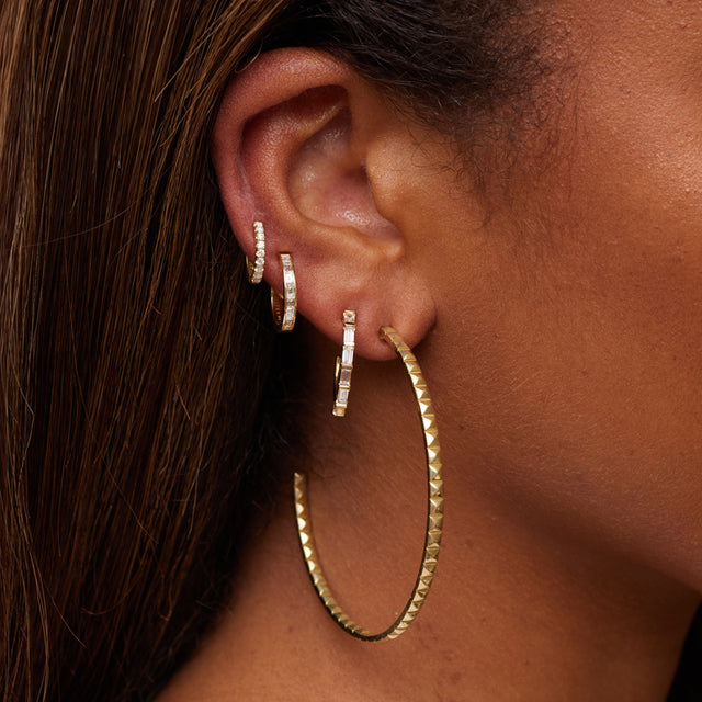 Large Square Hoops
