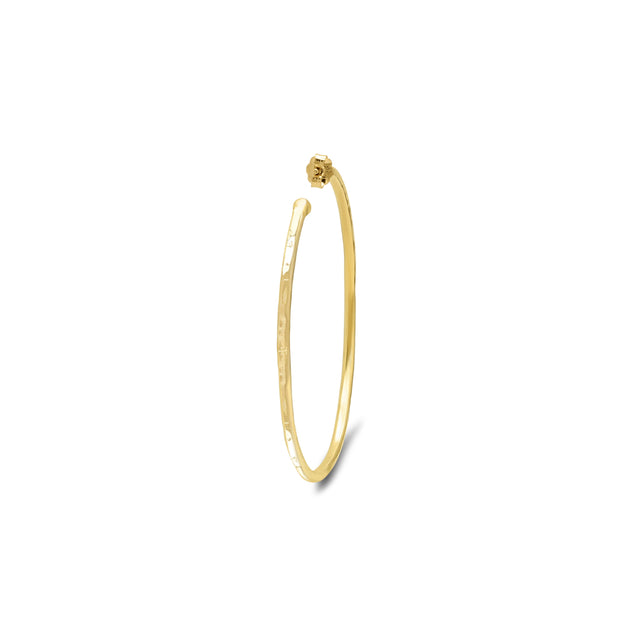 Medium Hammered Hoops