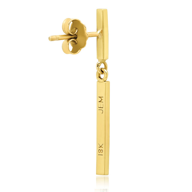 Diamond Short and Diamond Long Bar Studs