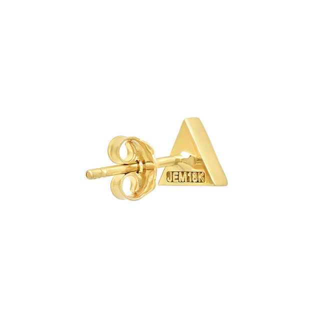 Opal Inlay Triangle Studs